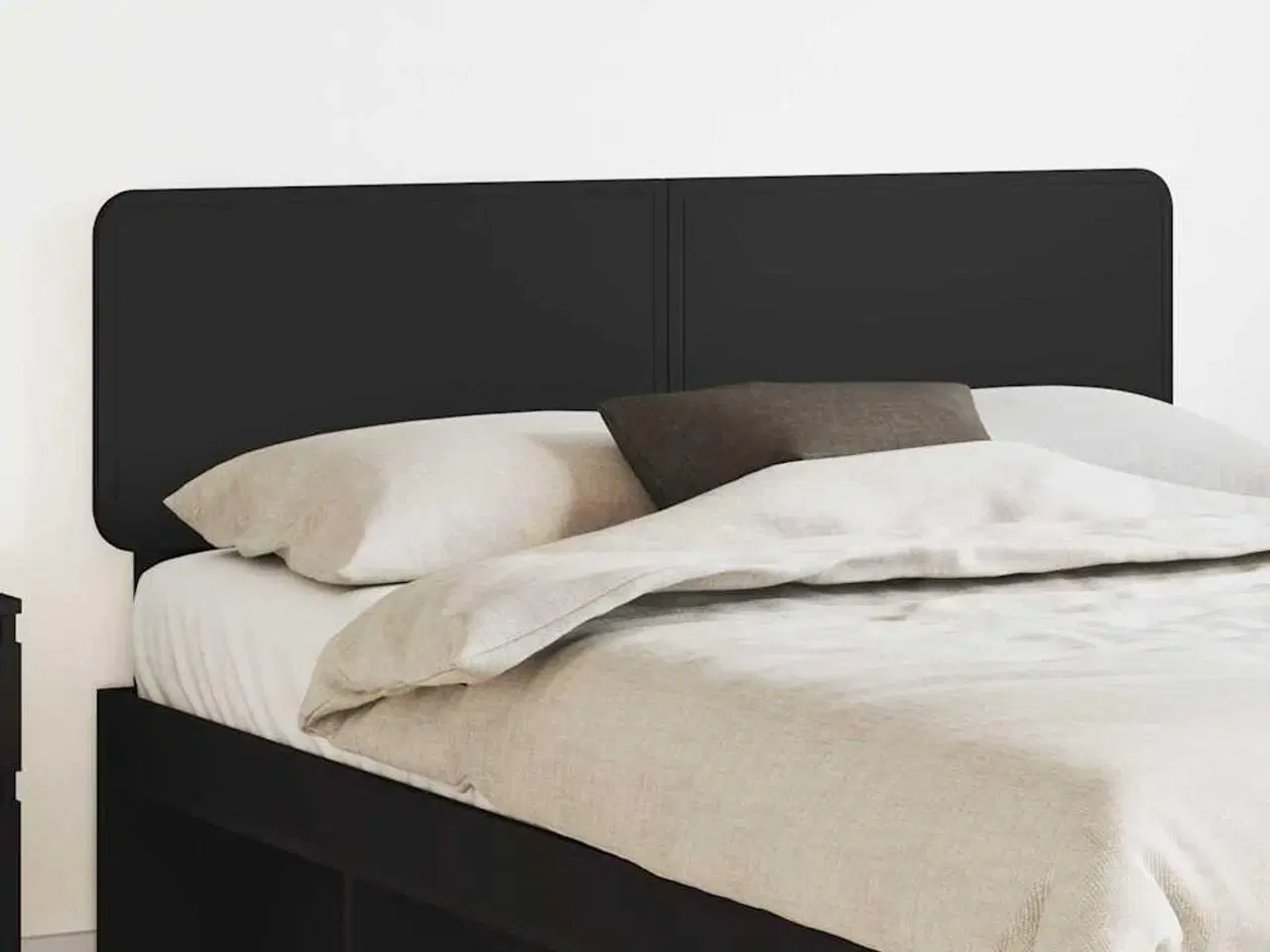 Billede 1 - Hovedgærde med hovedgærde Sort eg 140 cm Konstrueret træ