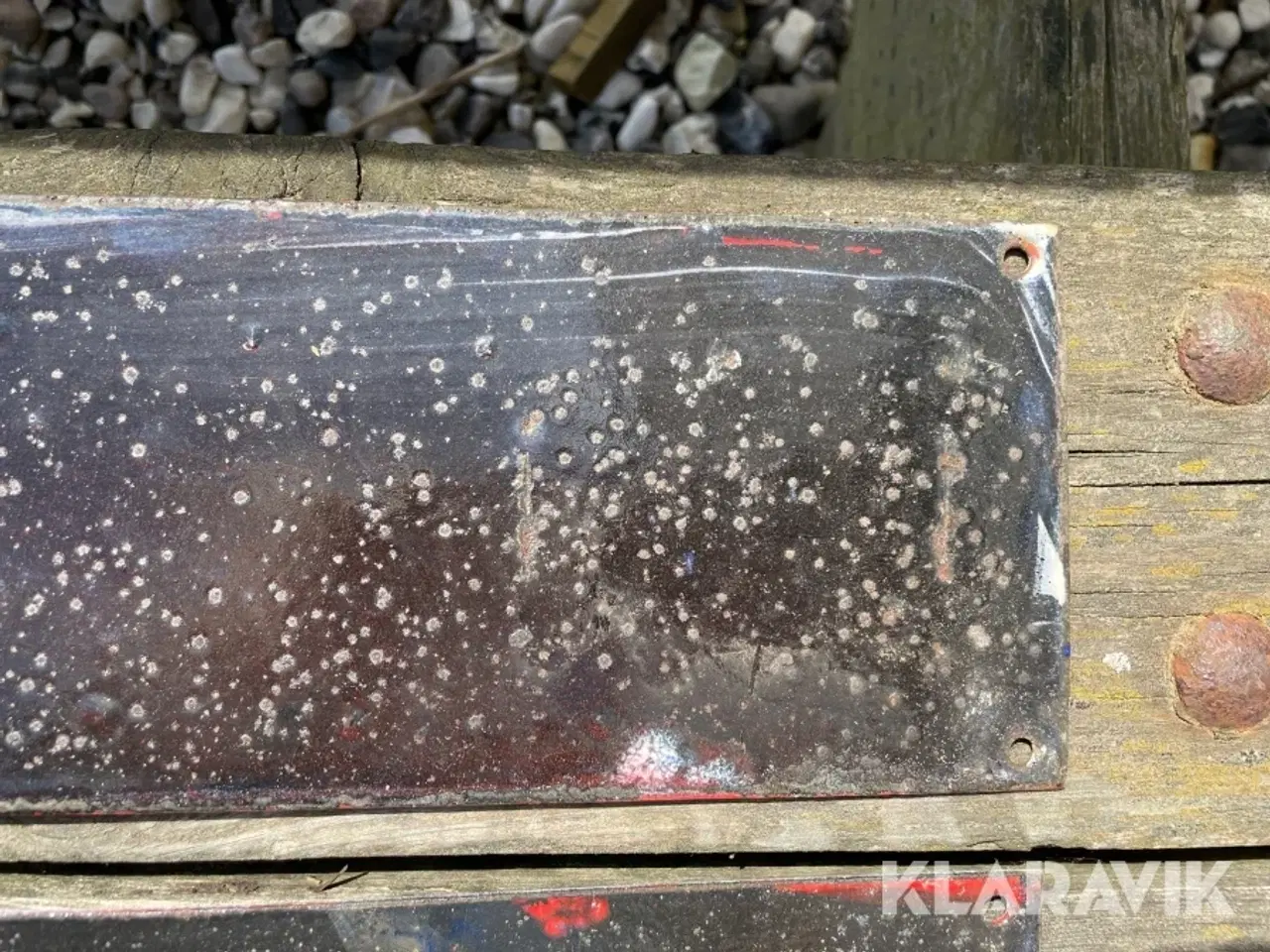Billede 10 - Emaljeskilte “Meldsted", 2 styk.