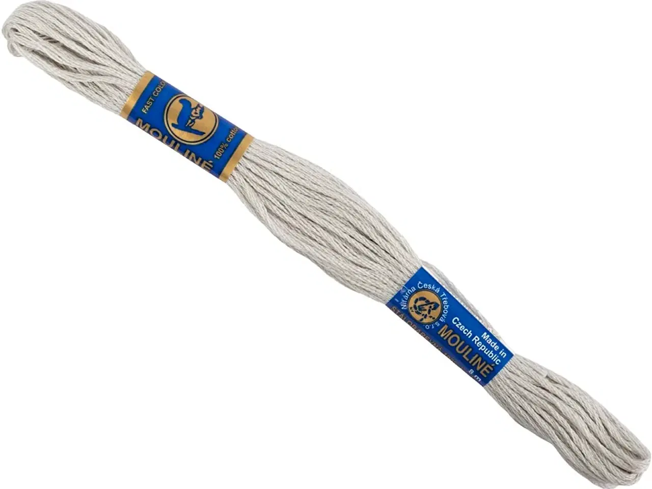 Billede 1 - Broderigarn, 6-trådet, grå, 12x8m/ 1 pk.