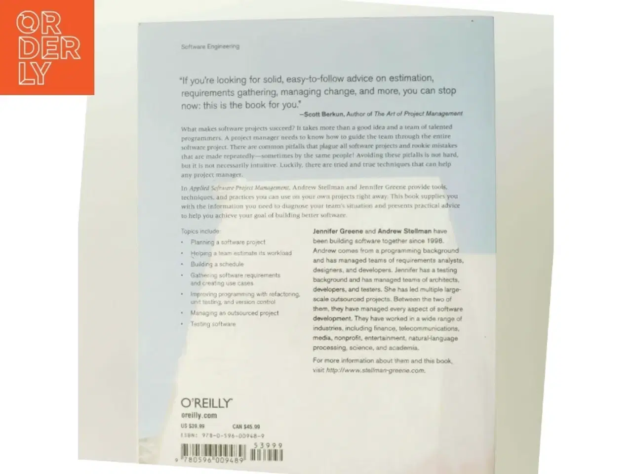 Billede 5 - Applied software project management (Bog)