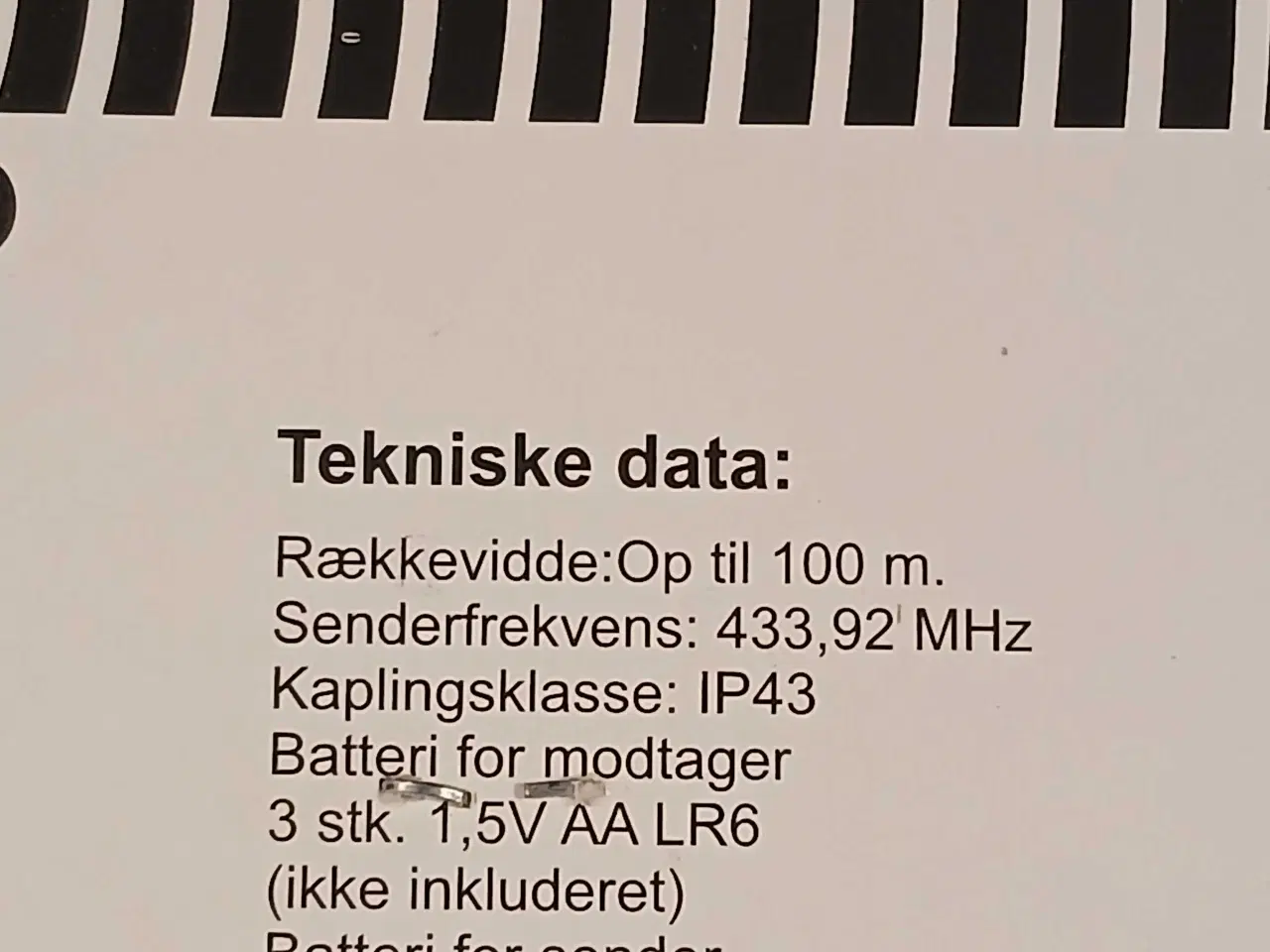 Billede 4 - Ny trådløs Dør/Ringeklokke 