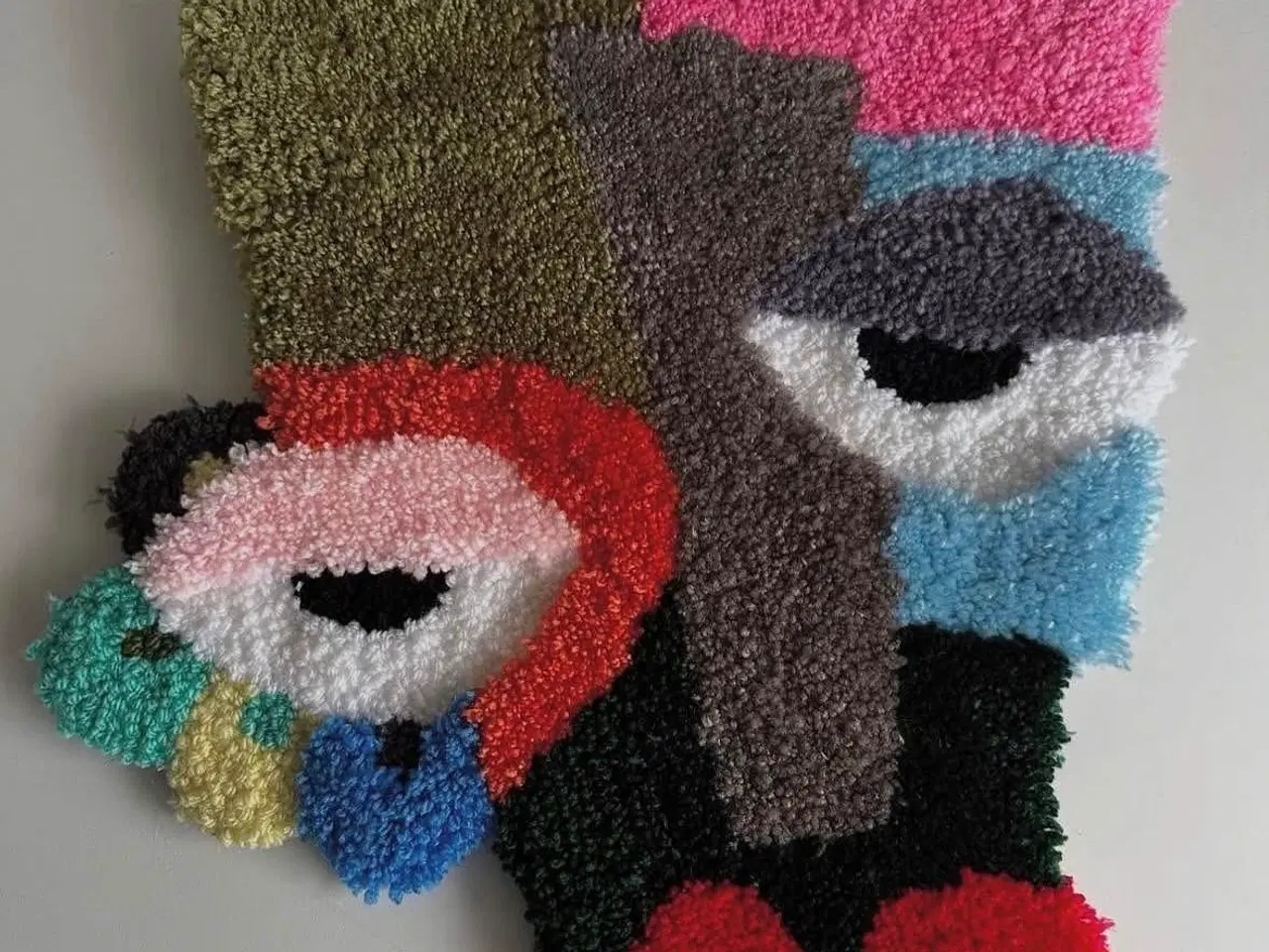 Billede 4 - Vægtæppe , motiv: Fantasi ansigt