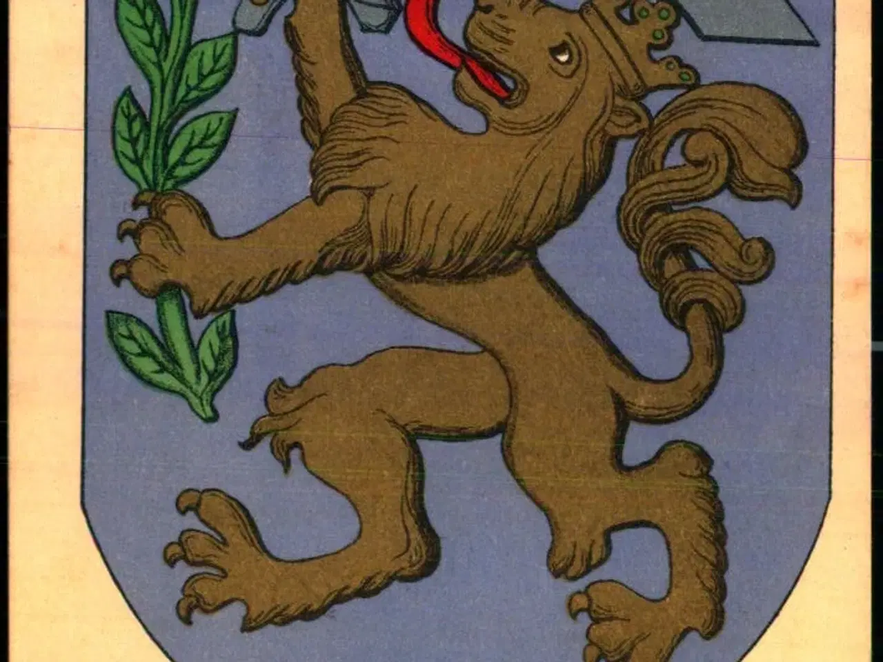 Billede 1 - Danske Byvaabner - Fredericia Byvaaben - Fritz Benzen 12  - Ubrugt