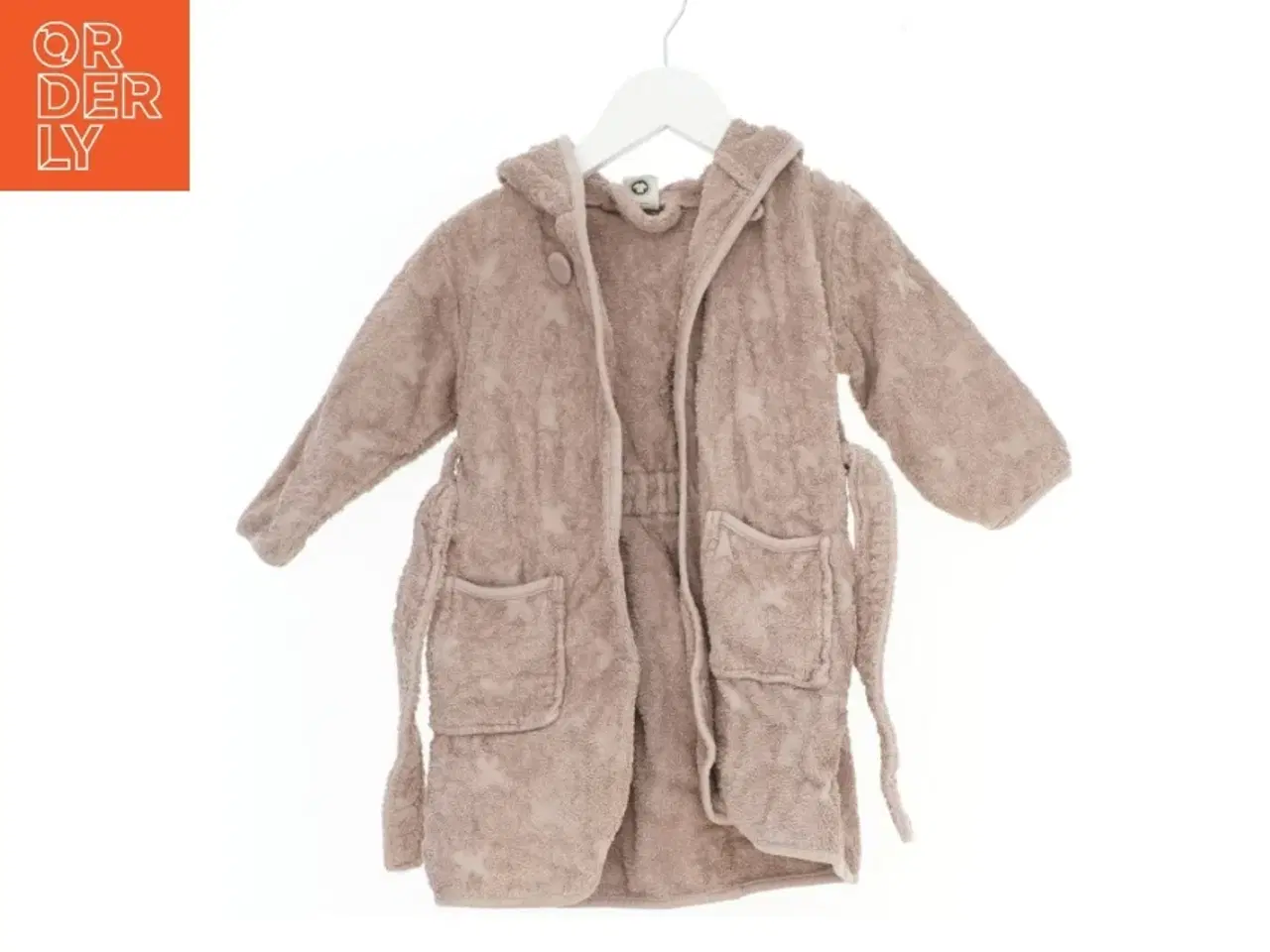 Billede 1 - Rosa badekåbe/morgenkåbe med kaninører fra Müsli (str. 80)