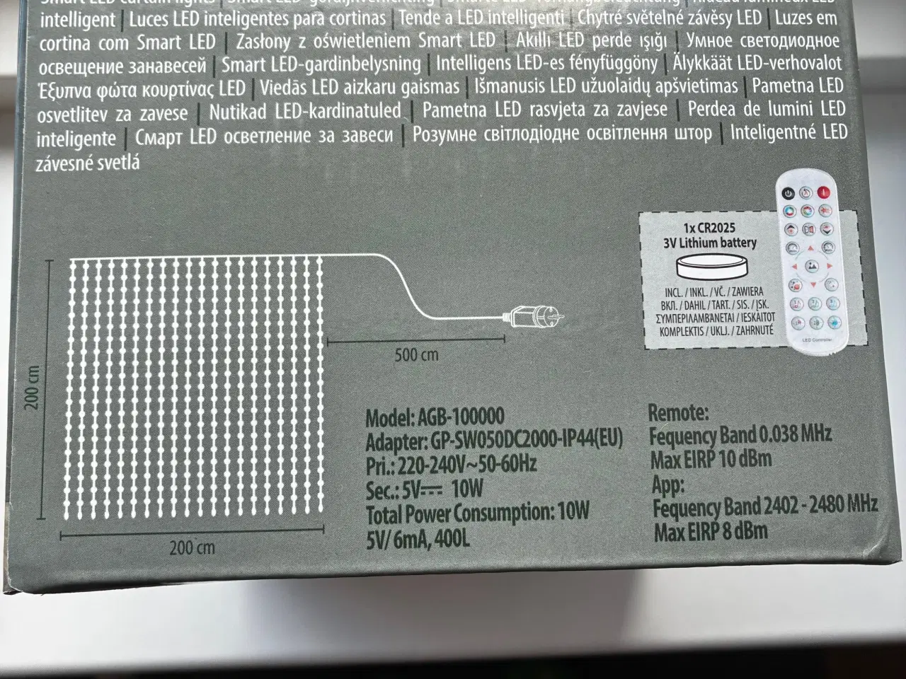 Billede 6 - LED lyskæde gardin med 400 lamper