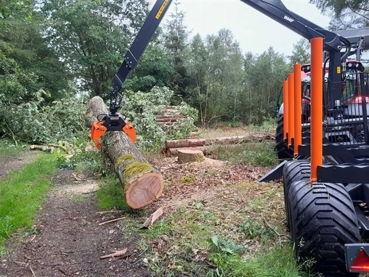 Billede 4 - Ny 12 t. skovvogn fra BMF