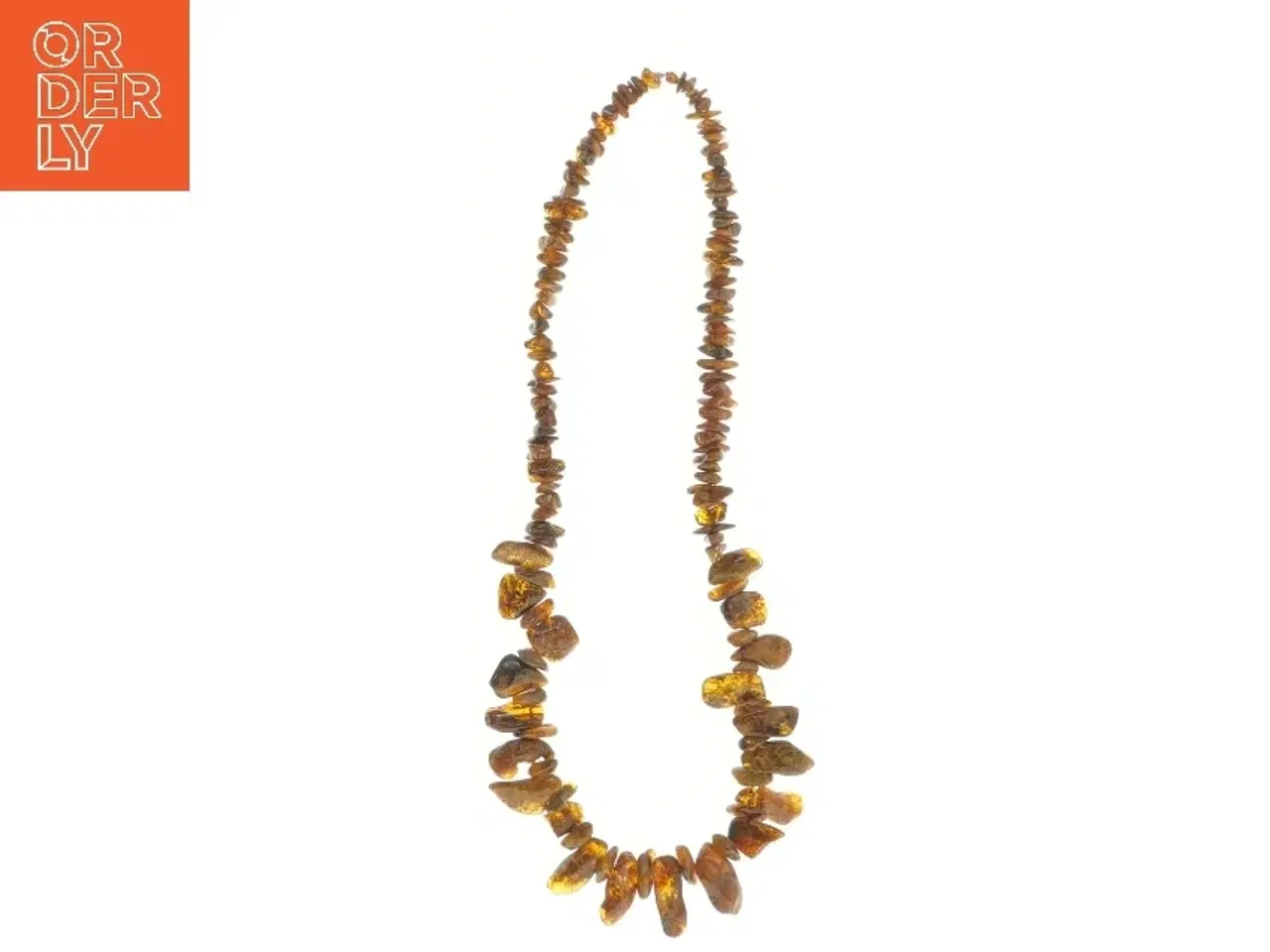 Billede 2 - Ambra halskæde (str. 68 cm)