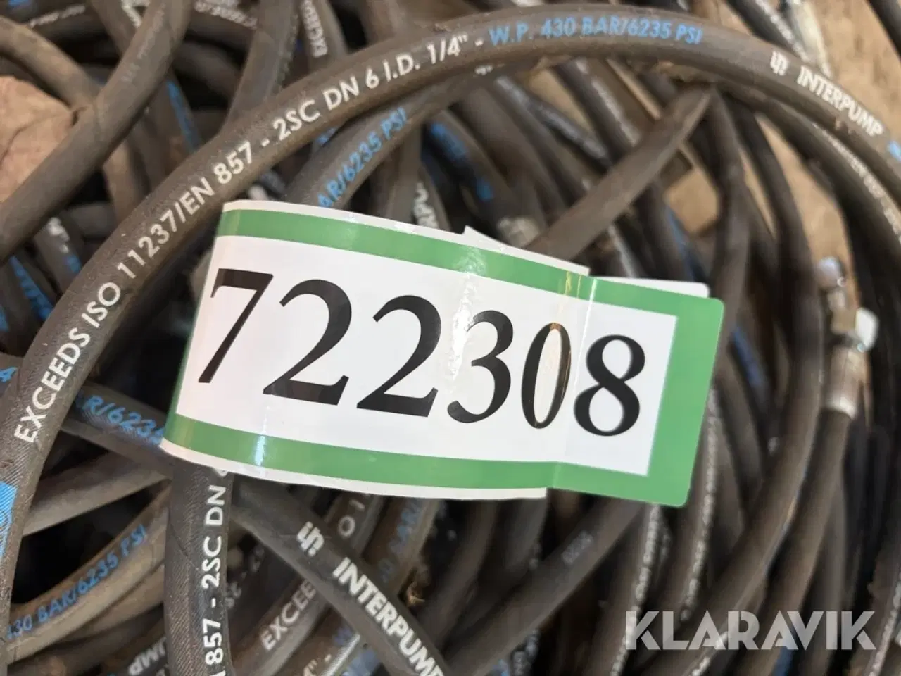 Billede 11 - Hydraulikslanger Hipac Interpump -1/4"