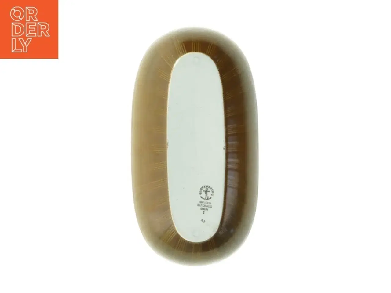 Billede 2 - Porcelæn, Skål Eldorado Brun , Gustavsberg Sweden (str. 32 x 17 cm)