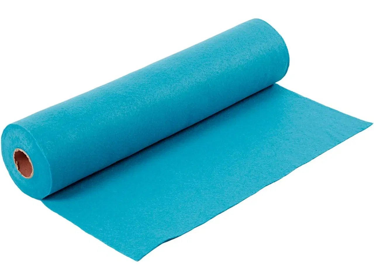 Billede 1 - Turkis Hobbyfilt 45 cm x 5 m - Blød og Alsidig