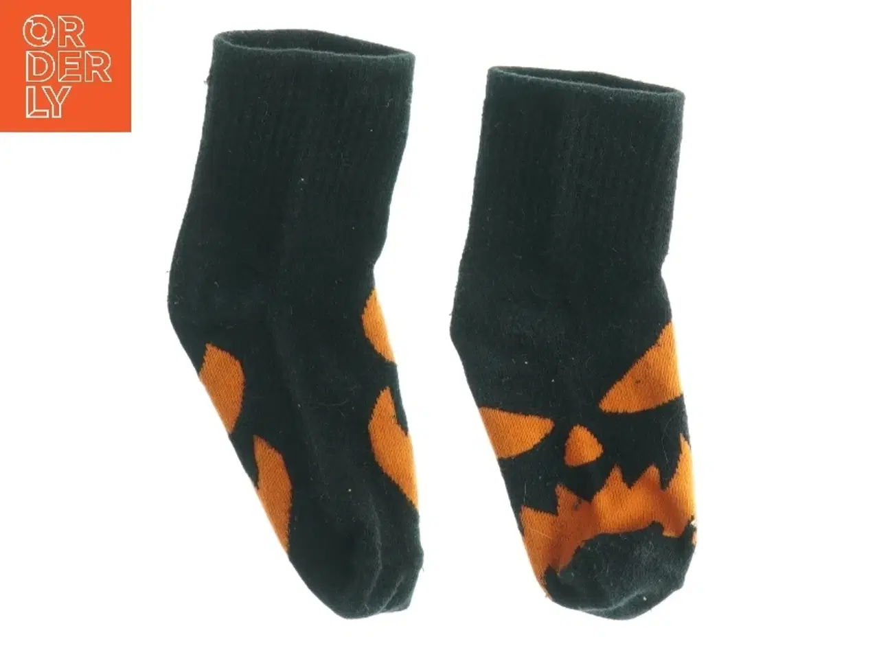 Billede 2 - Babystrømper med halloween (str. Fodlænde. 14 cm)