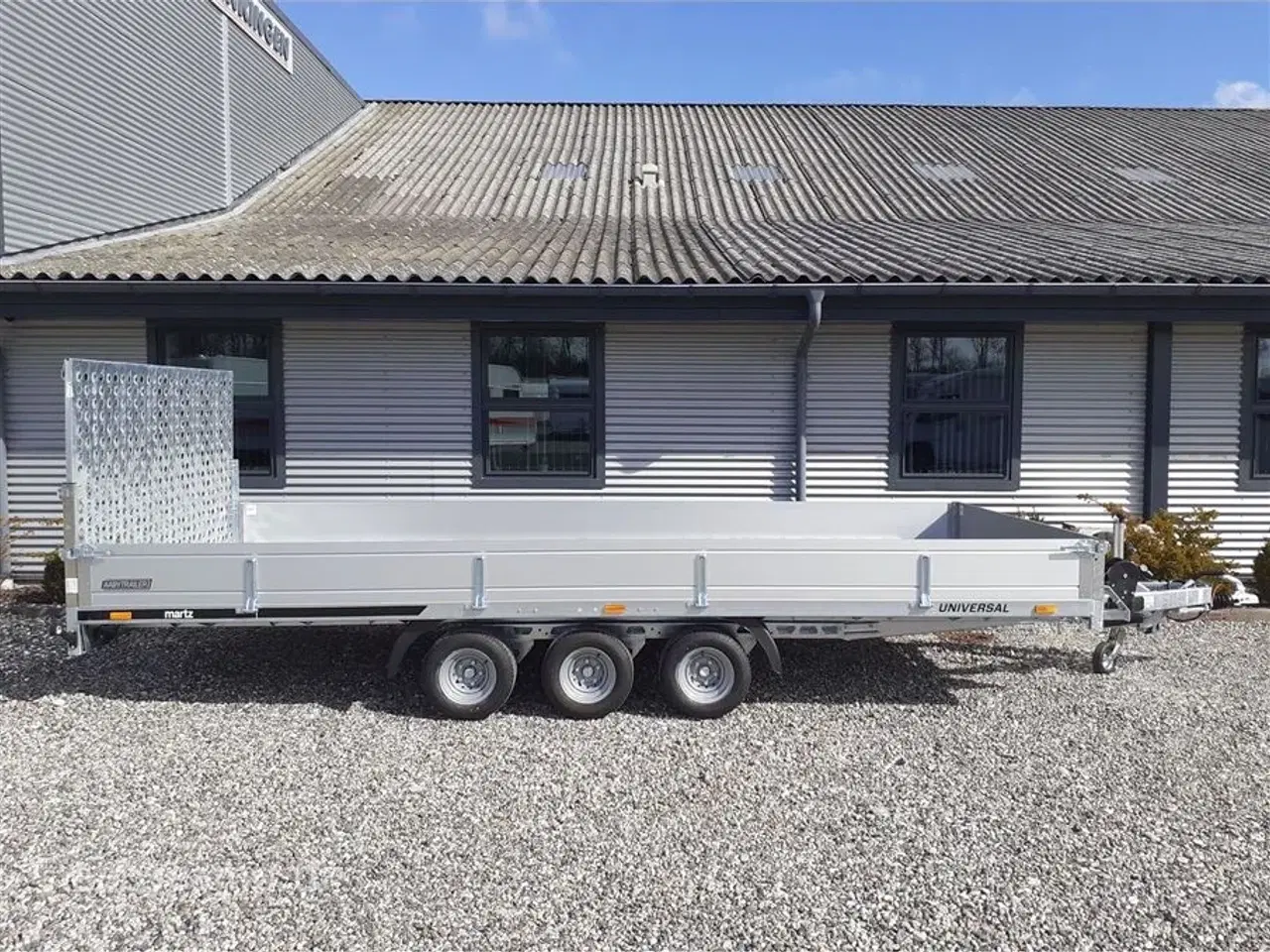 Billede 1 - 0 - Martz GT Universal 500/3   UNIVERSALTRAILER MED TIP. 3500 KG. FLYTBAR SPIL. ALUSIDER.