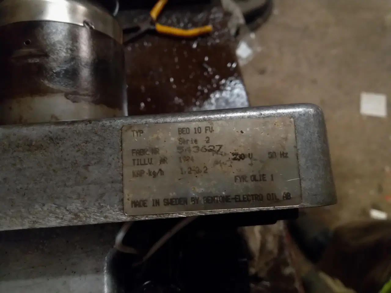 Billede 3 - Bentone - electro oil oliebrænder type BE0 10 fv