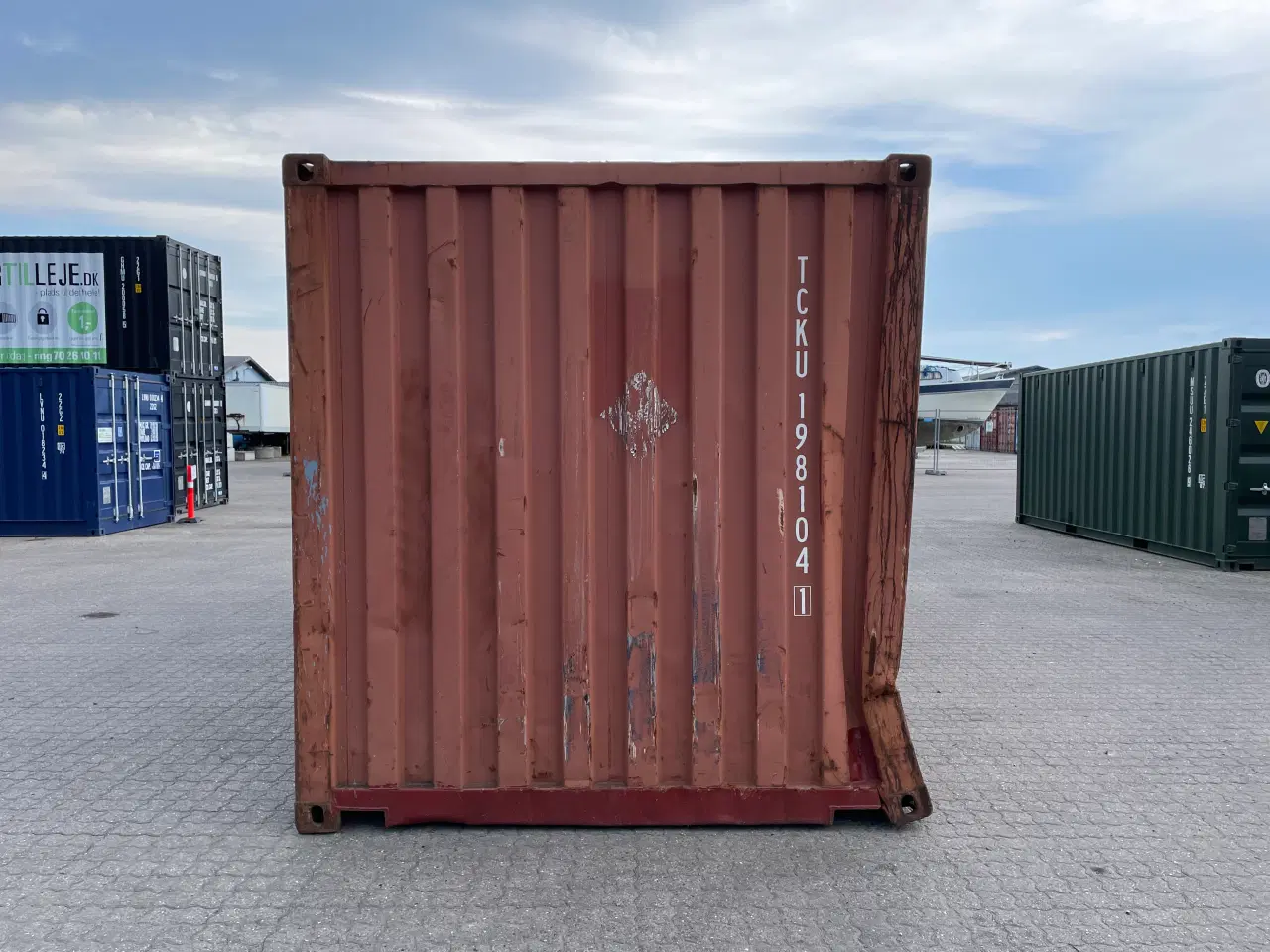 Billede 4 - 20 fods Container- ID: TCKU 198104-1