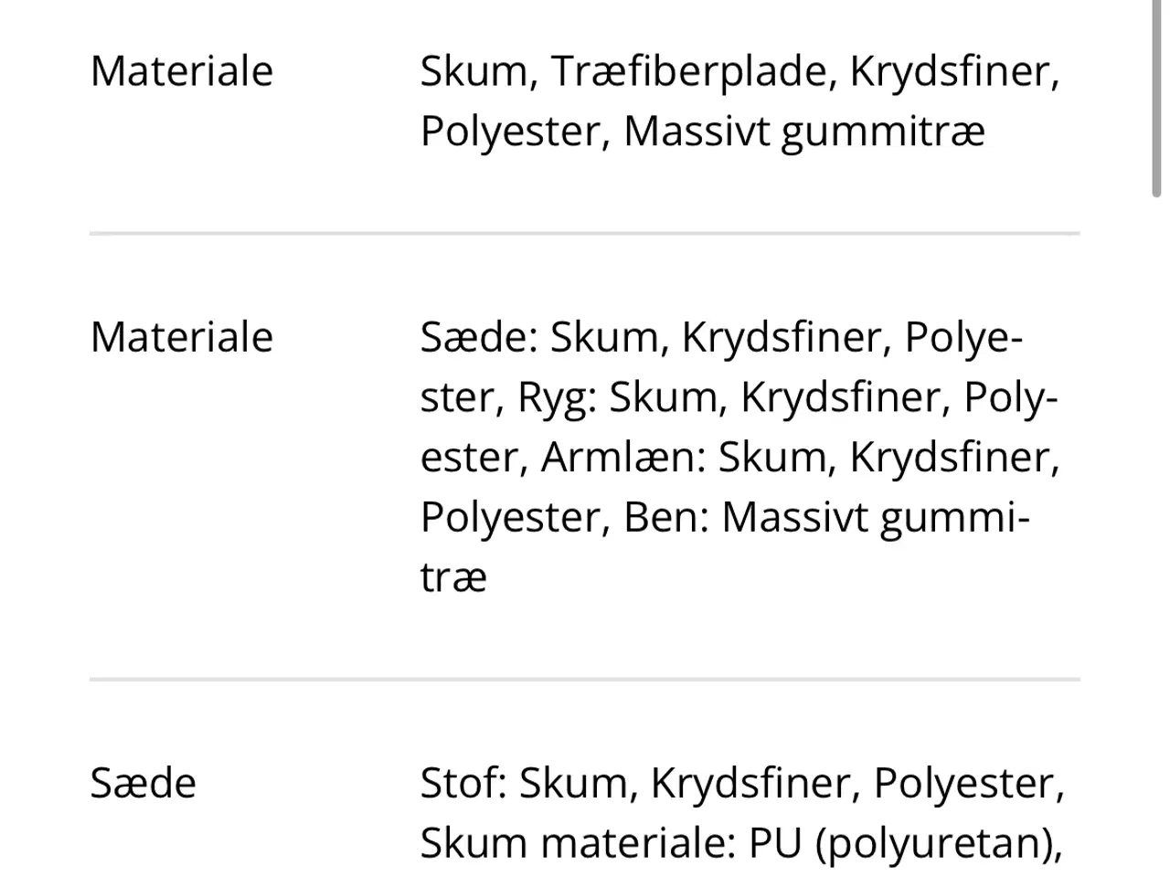 Billede 6 - sandfarvet 3-personers chaiselong sofa