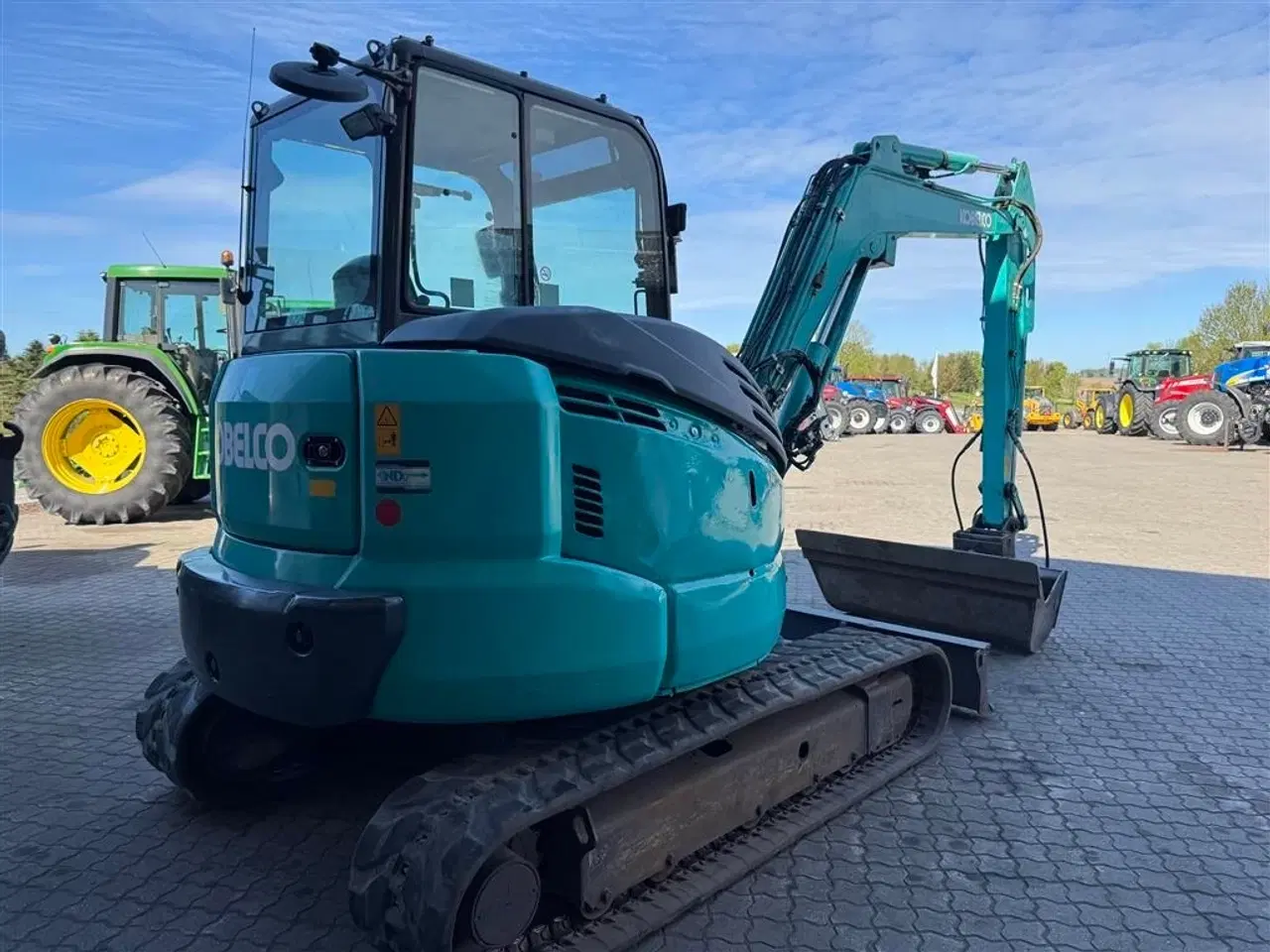 Billede 6 - Kobelco SK55 KUN 2100 TIMER OG MED SKOVLE!