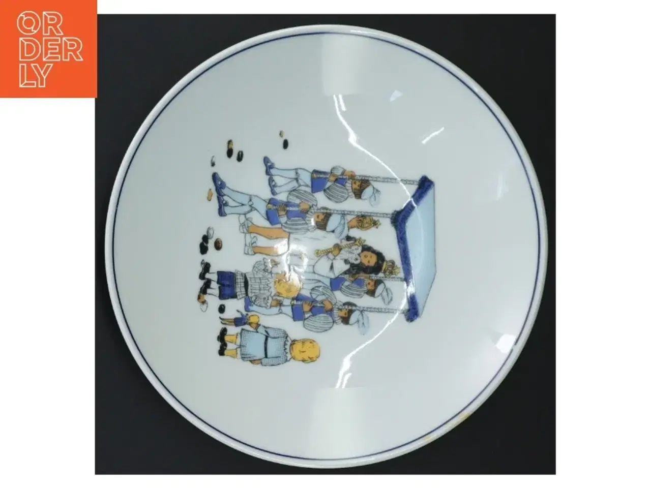 Billede 3 - Porcelæn tallerken med motiv fra Kahla (str. Ø. 19 cm)