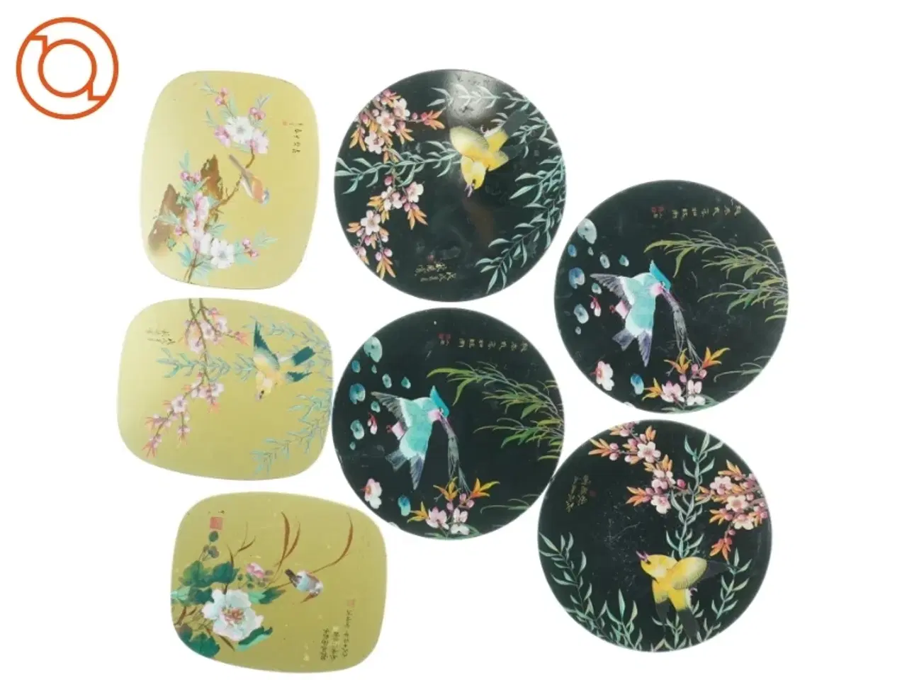 Billede 3 - Dekorative asiatiske bordskånere (str. Ø 20 cm)