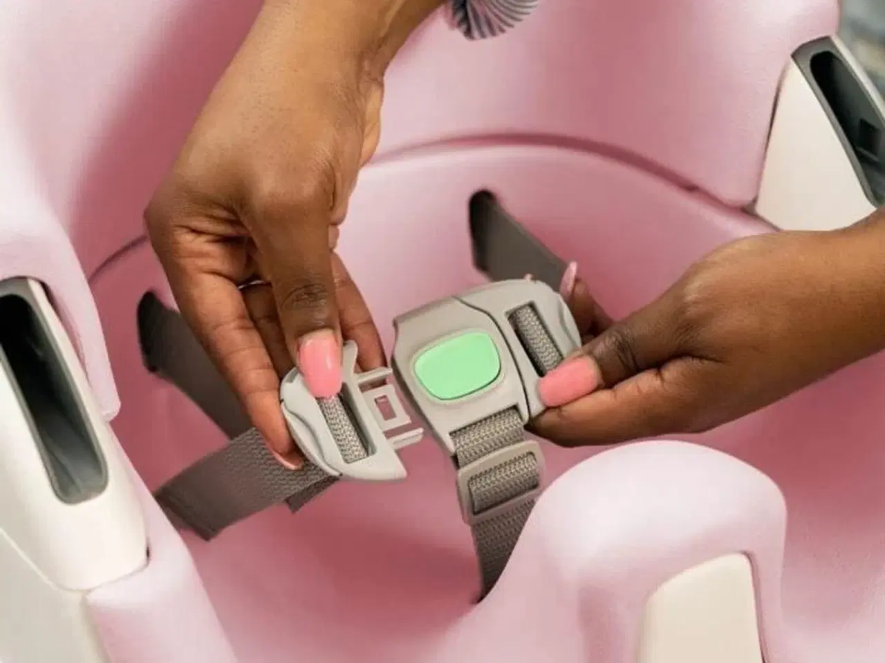 Billede 3 - Babystol med bakke Ingenuity - Pink