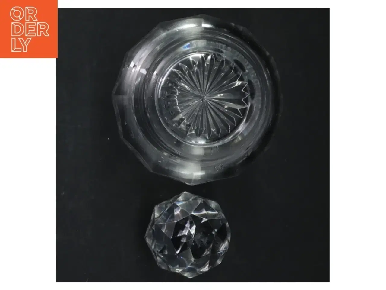 Billede 4 - Antik Krystal karaffel med prop (str. 14 cm)