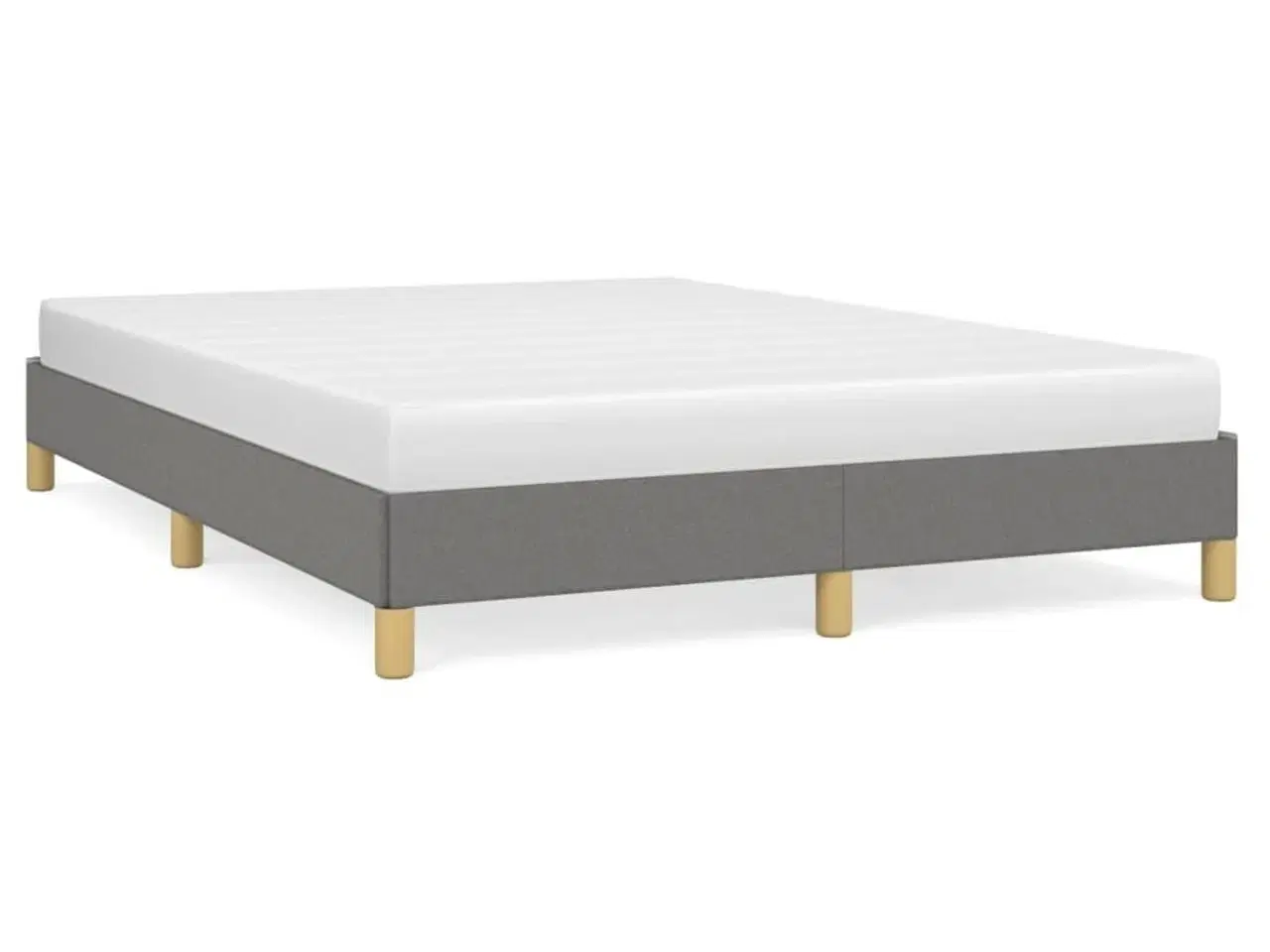 Billede 2 - Sengeramme uden madras 140x200 cm stof mørkegrå