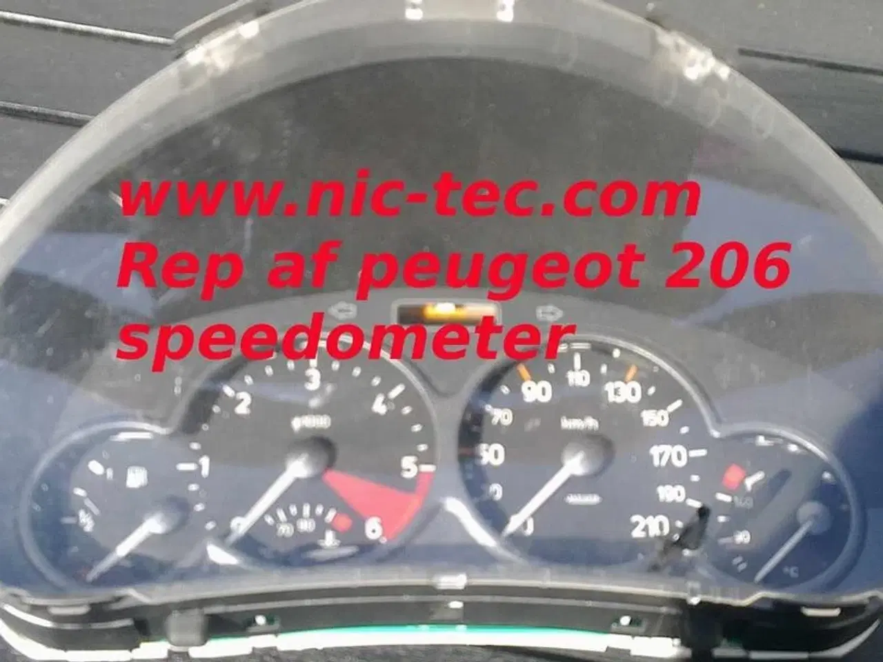 Billede 1 - Reparation af speedometer og kombiinstrument på Peugeot 206