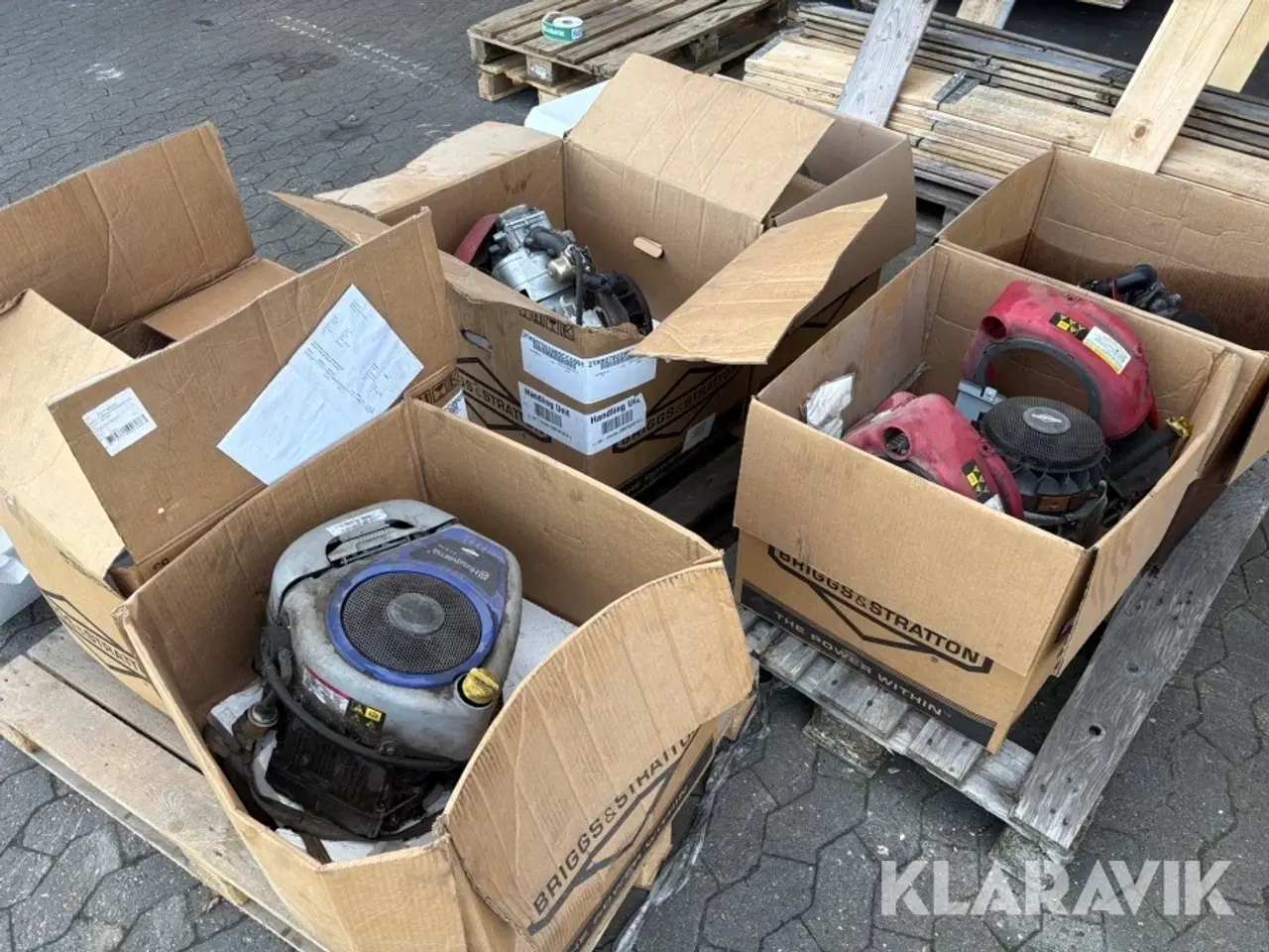 Billede 1 - Motorer Briggs Stratton Husqvarna defekte til reservedele 6 styk