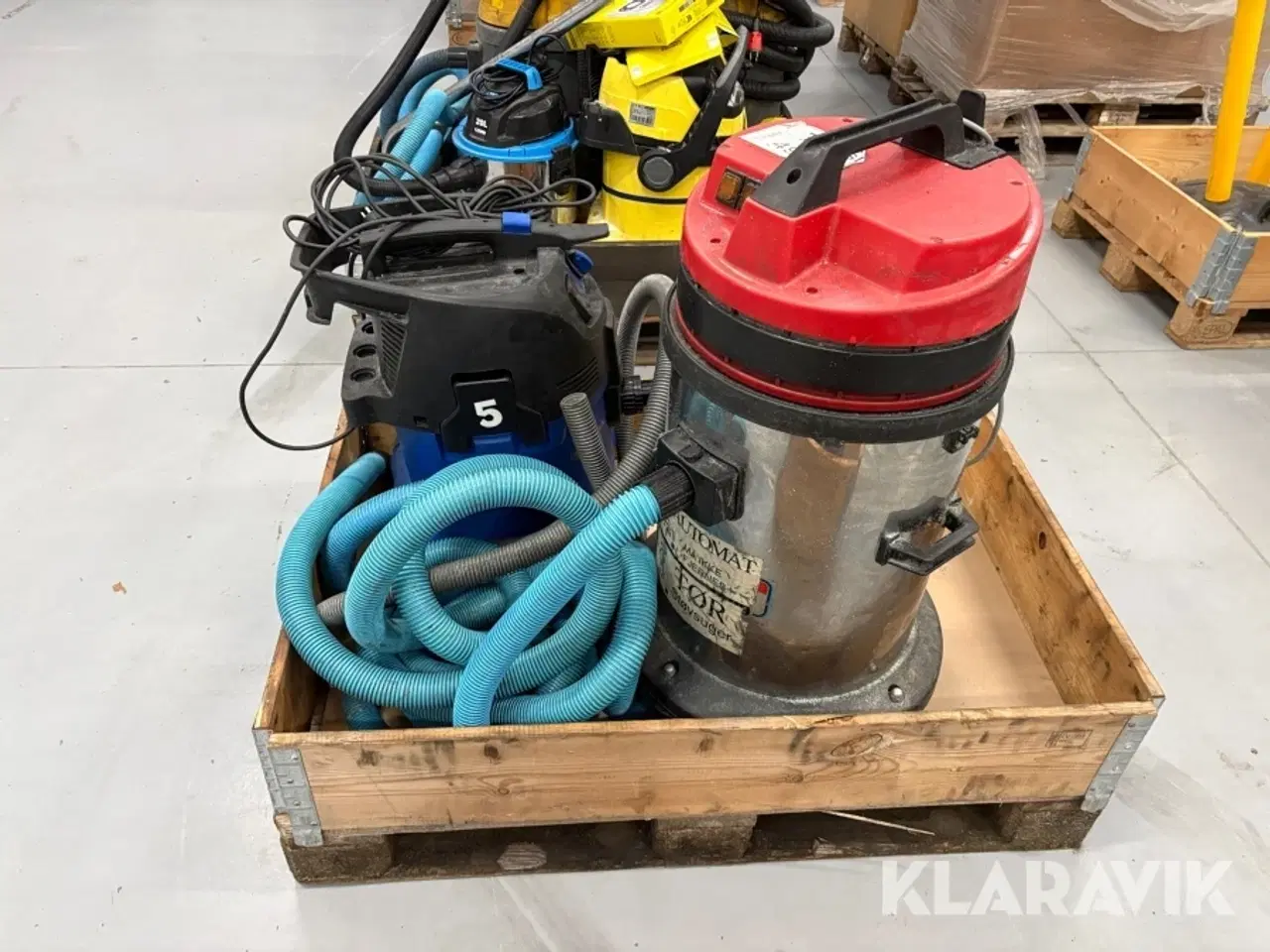 Billede 2 - Industri støvsuger Nilfisk + portotecnica - 2 enheder