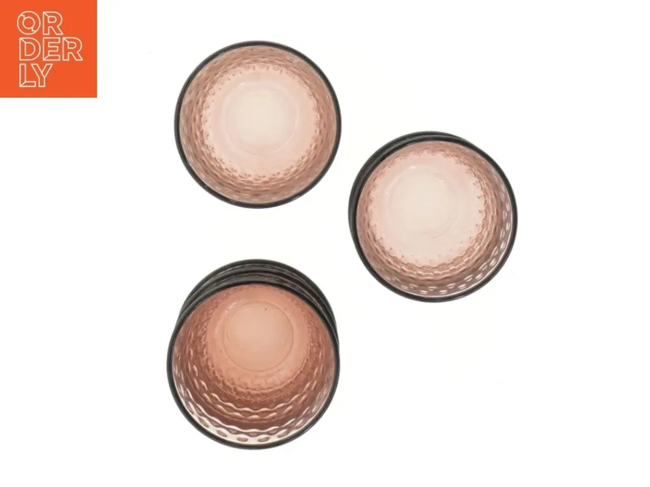 Billede 3 - 7 stk facetslebne drikkeglas (str. 7 stk Ø 8,5 cm længde 8,5 cm)