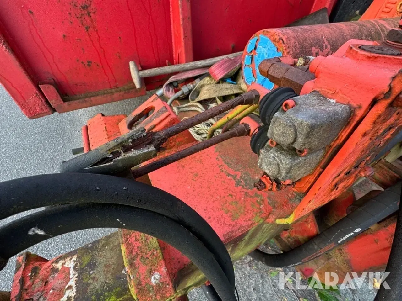 Billede 12 - Flad ladkasse med kran Fassi F105 23