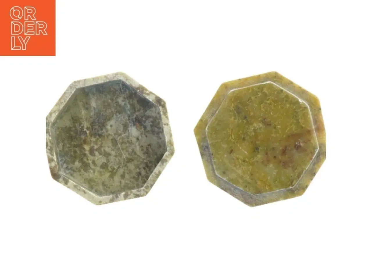 Billede 6 - Æske i sten med indlagt mønster (str. 8x3,5 cm)