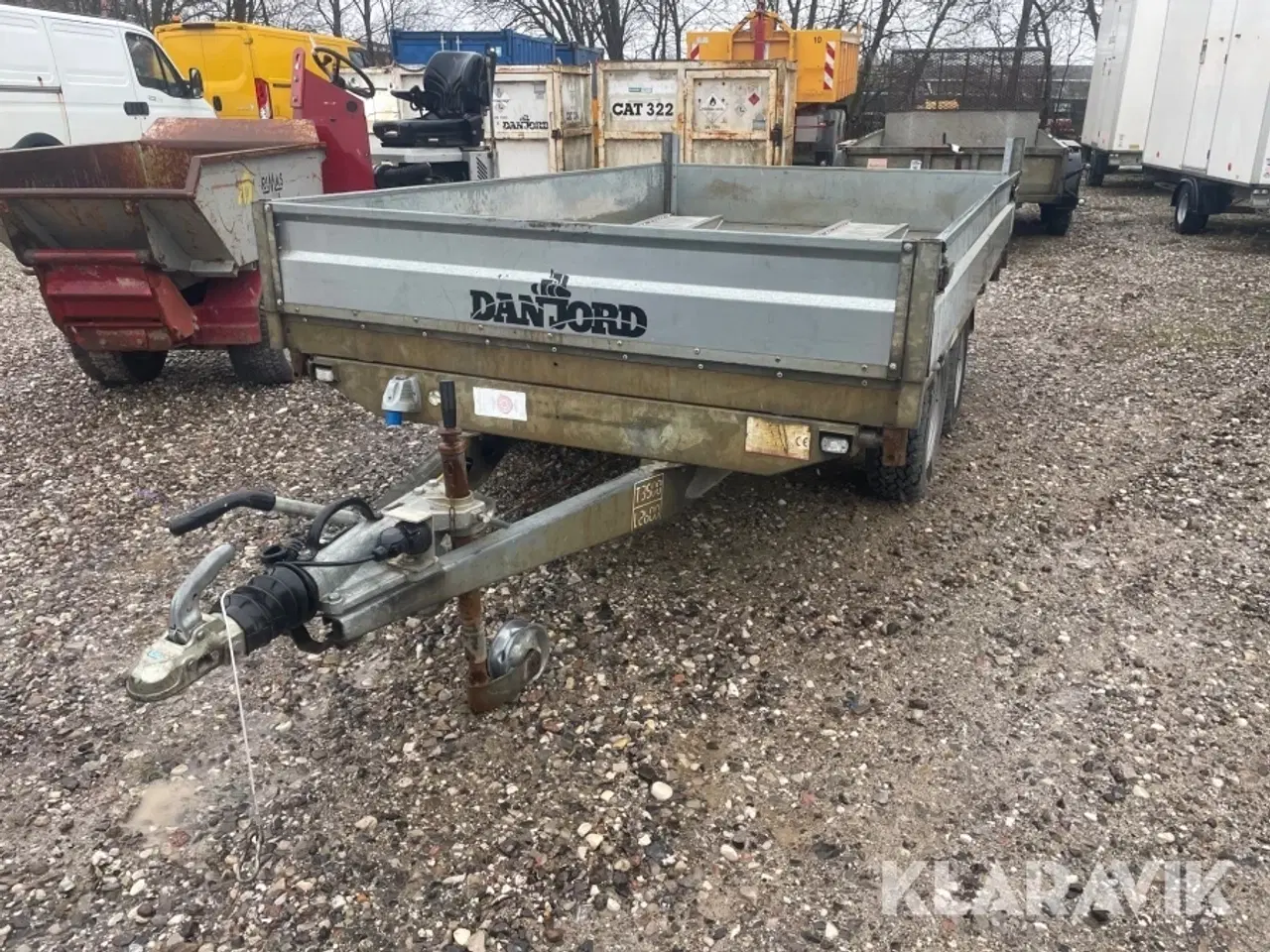 Billede 1 - Tiptrailer Hapert 3500 med slisker