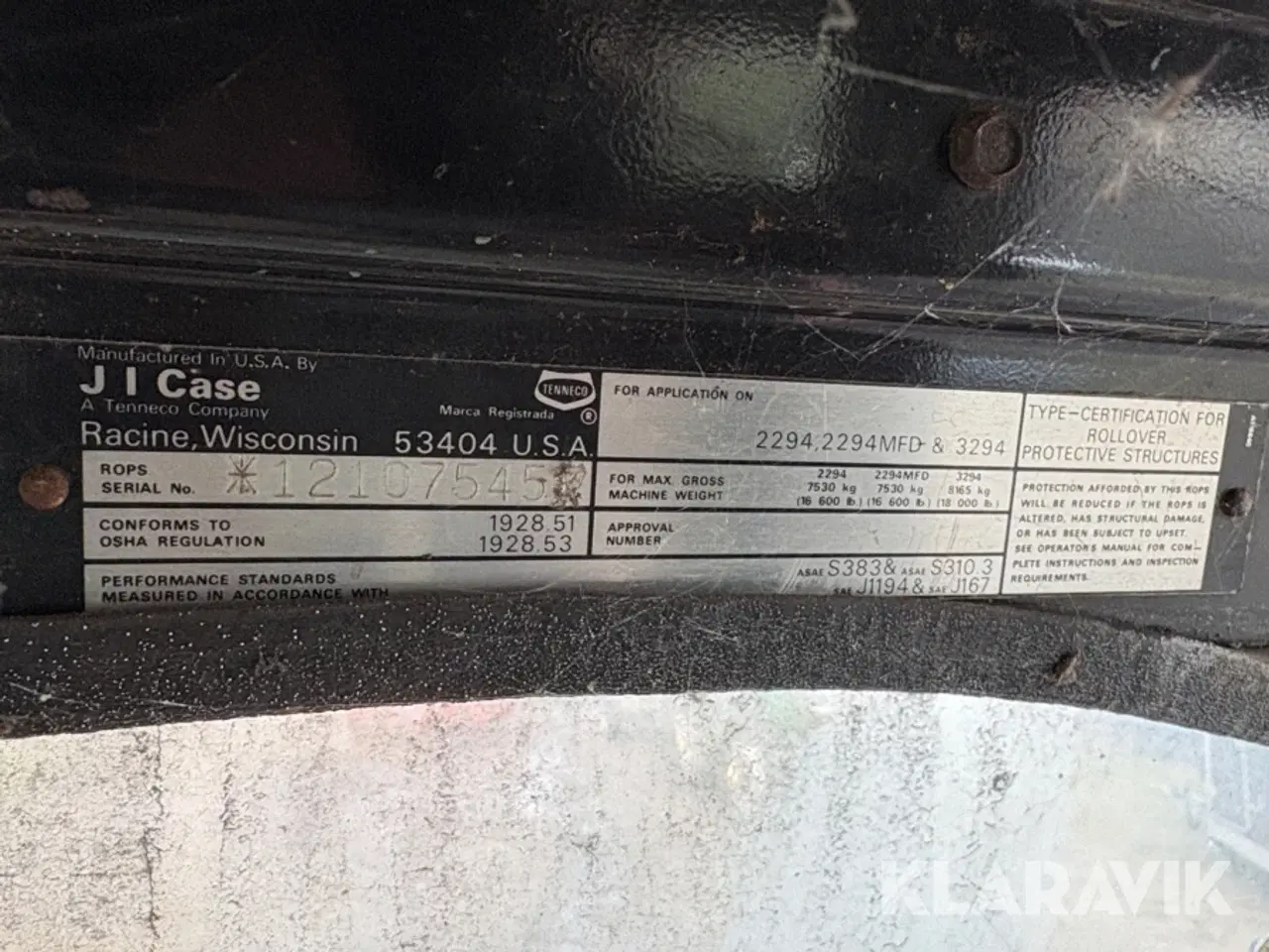 Billede 11 - Veterantraktor Case 2294