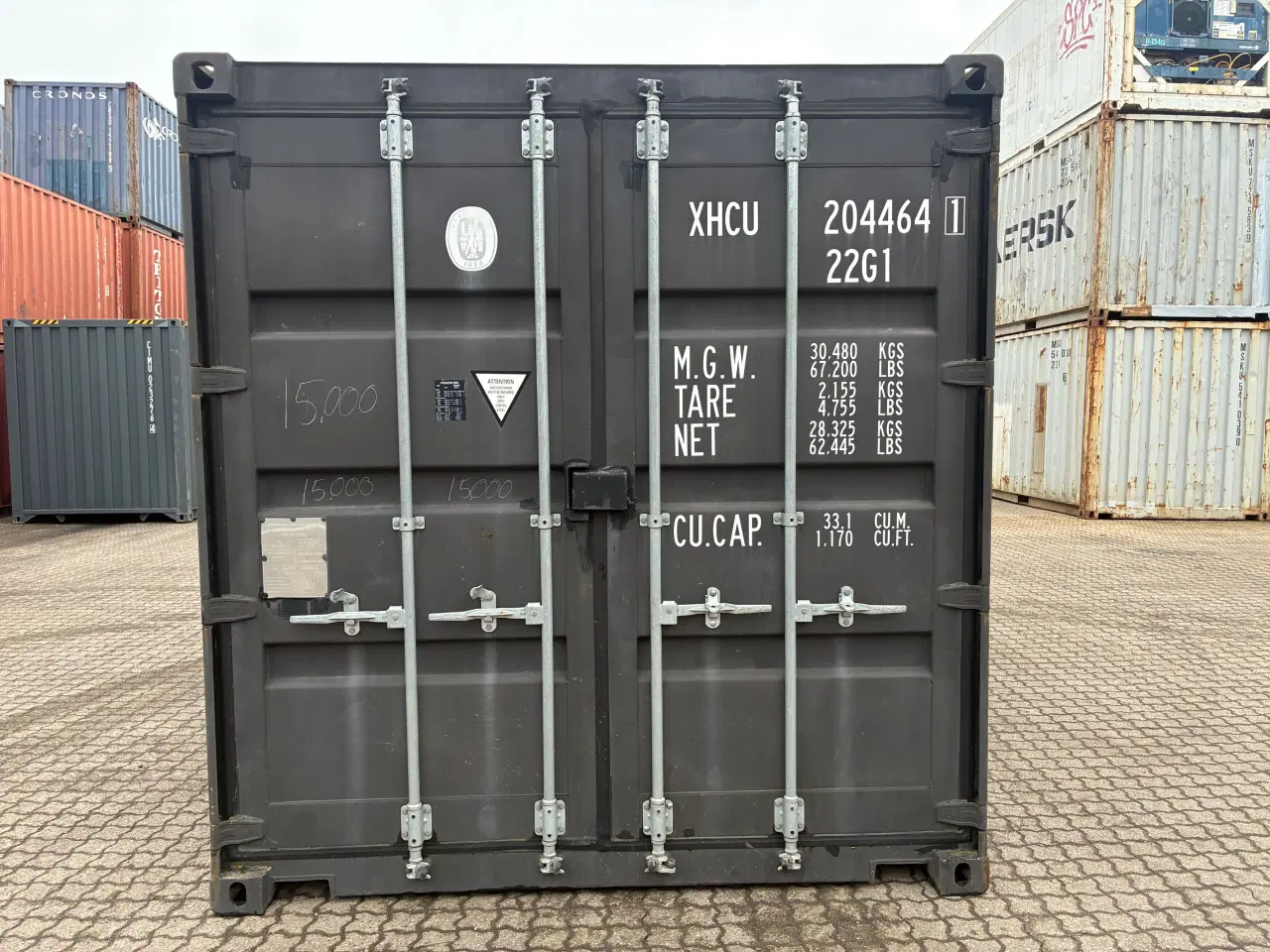 Billede 1 - 20 fods Container- ID: XHCU 204464-1