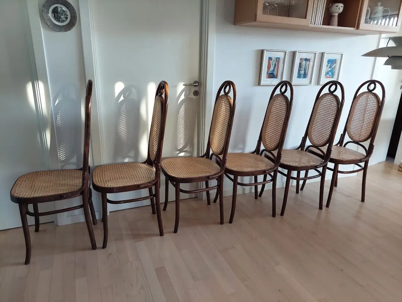 Billede 3 - 6 høje Thonet Wienerstole (Michael Thonet)