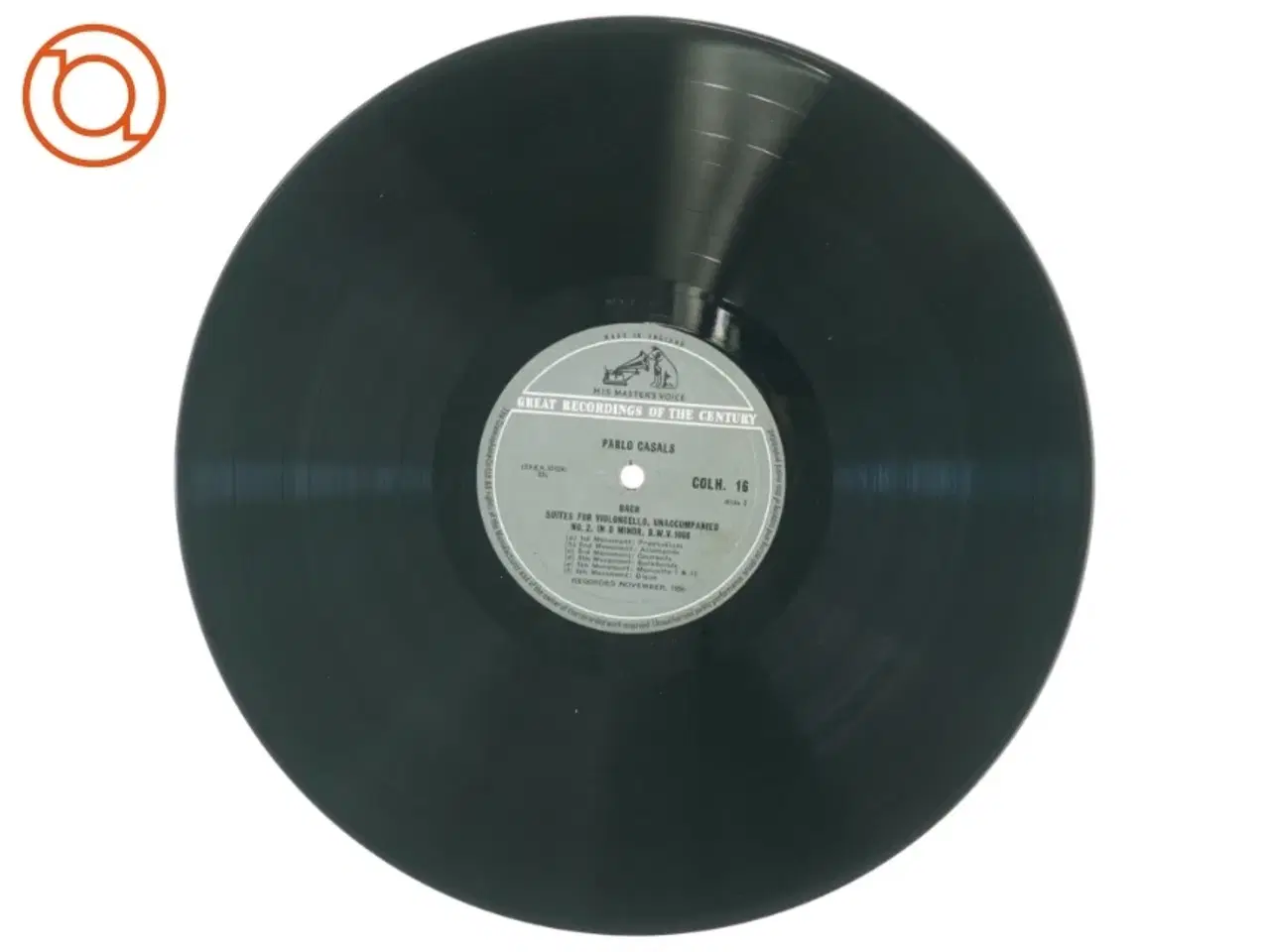 Billede 2 - Casals spiller Bach fra The Gramaphone Company Limited England (str. 30 cm)