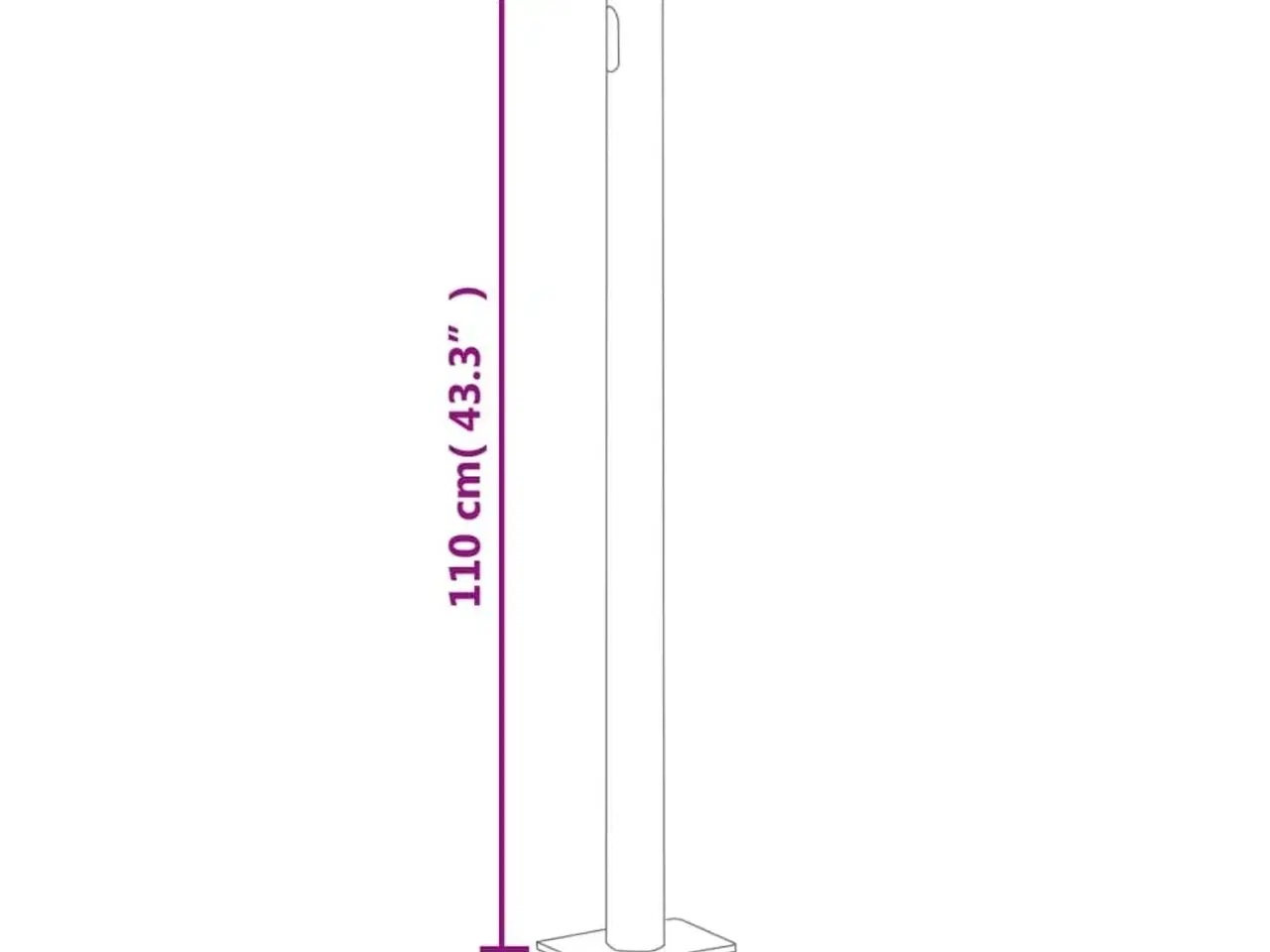 Billede 8 - Sammenrullelig sidemarkise til terrassen 180x500 cm sort