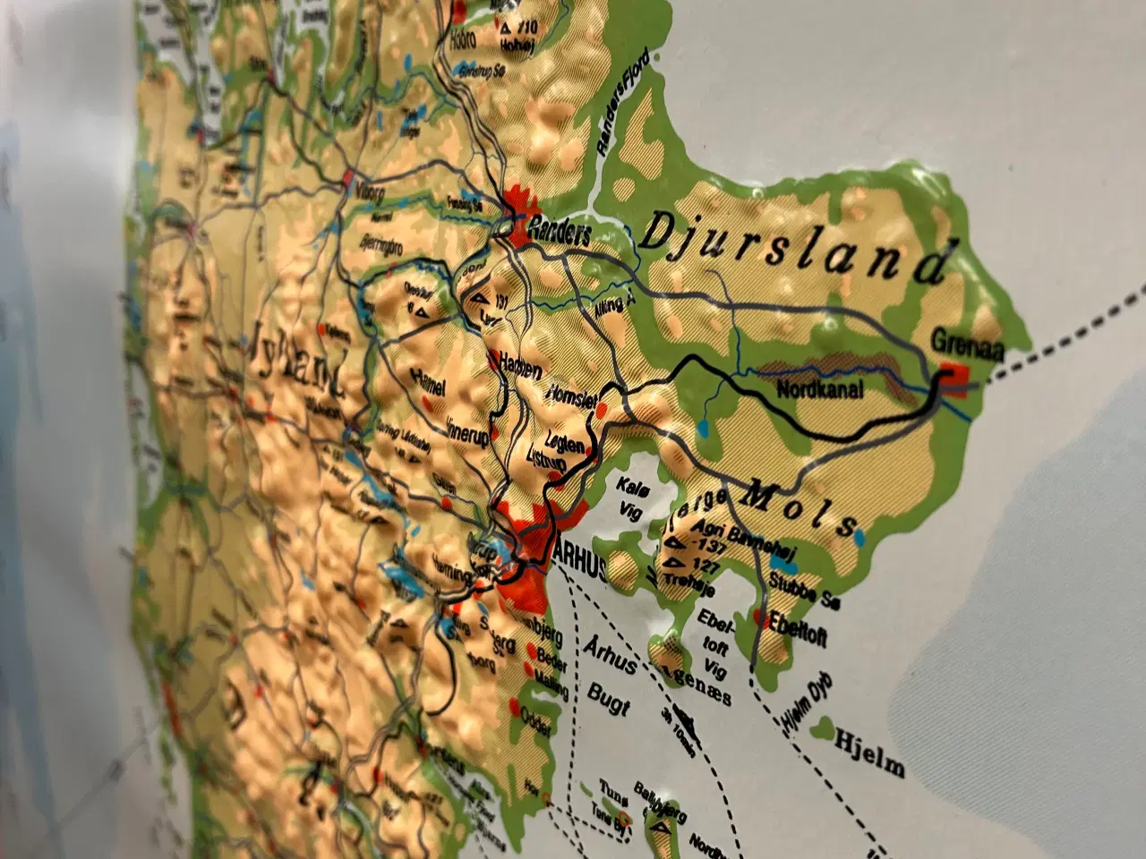 Billede 6 - 3D Danmarks kort