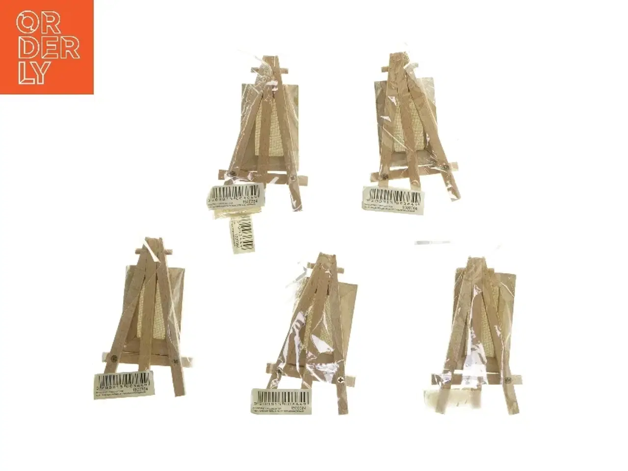 Billede 2 - Mini staffelier med lærred (str. 5 stk 5x7&5x8 cm)