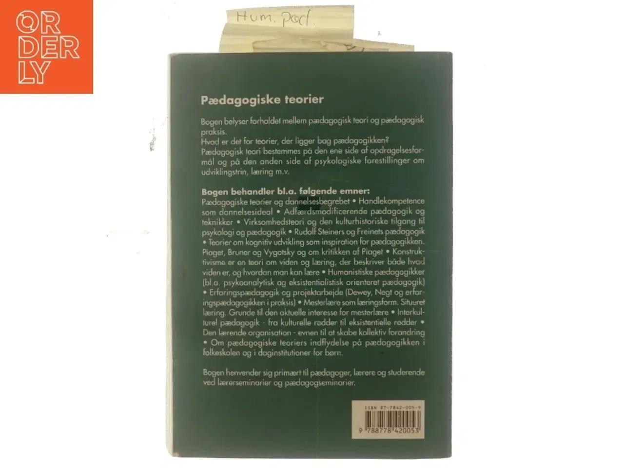 Billede 3 - Pædagogiske teorier af Niels Jørgen Bisgaard (Bog)