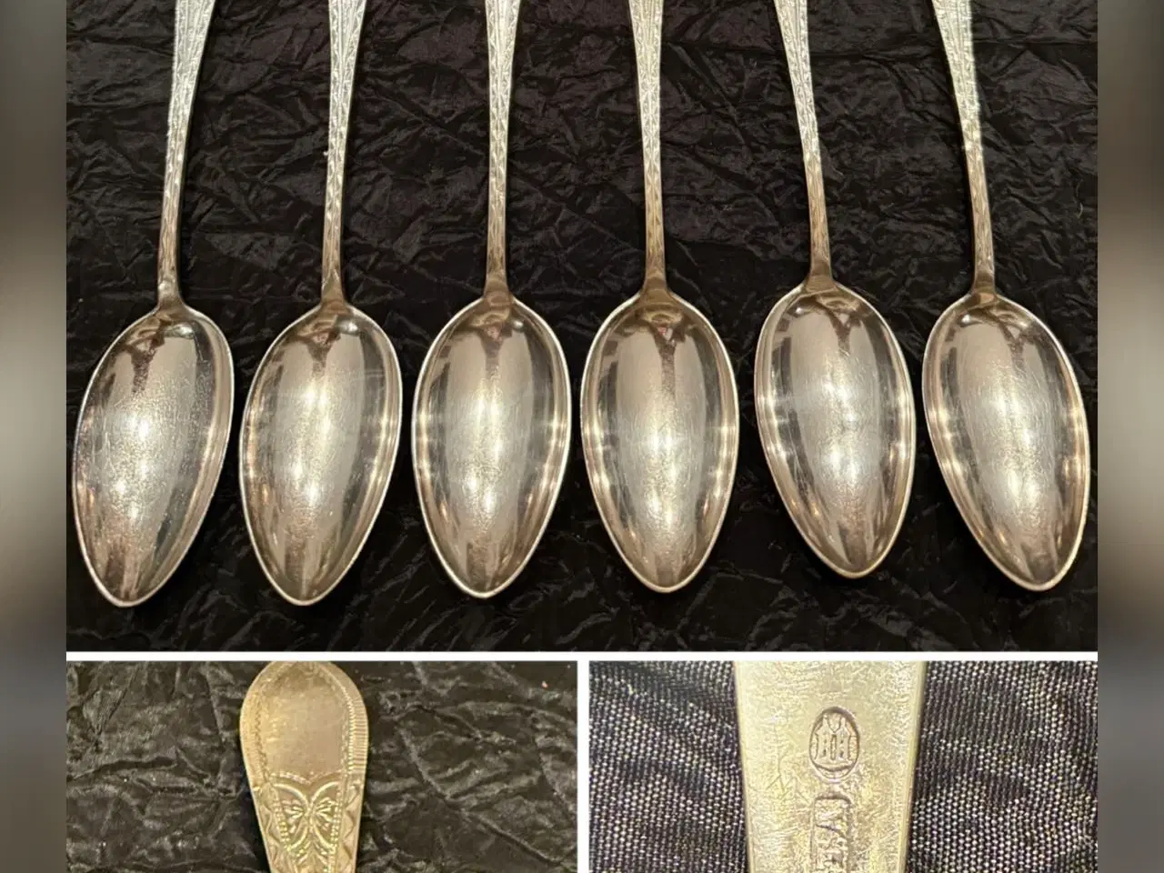 Billede 1 - Empire spiseske sølvplet 6 stk. 