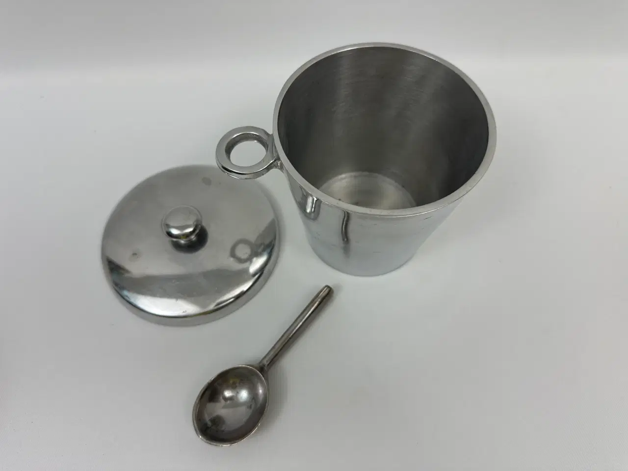 Billede 5 - Vintage isspand m. tang i chrome / stål