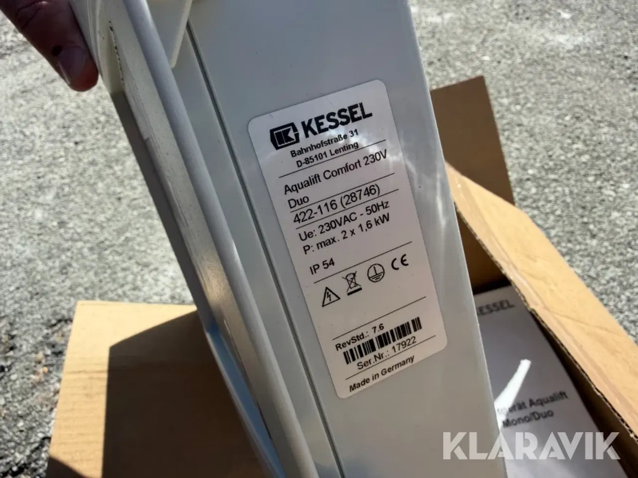 Billede 12 - Pumpe- og løftestation Kessel Aqualift F Duo 1400 W Komfort