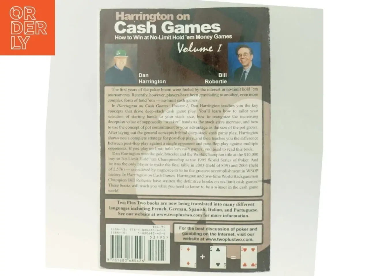 Billede 3 - Harrington on Cash Games af Dan Harrington, Bill Robertie (Bog)