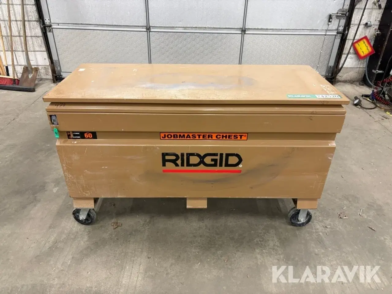 Billede 2 - Opbevaring/værktøjs kasse Rigid 60R med lås og nøgle