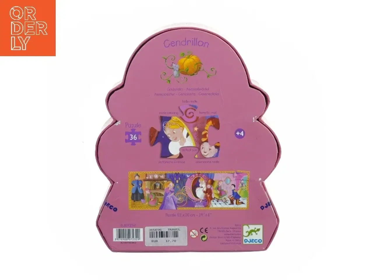 Billede 3 - Askepot Puslespil fra Djeco (str. 26 x 22 x 6 cm)