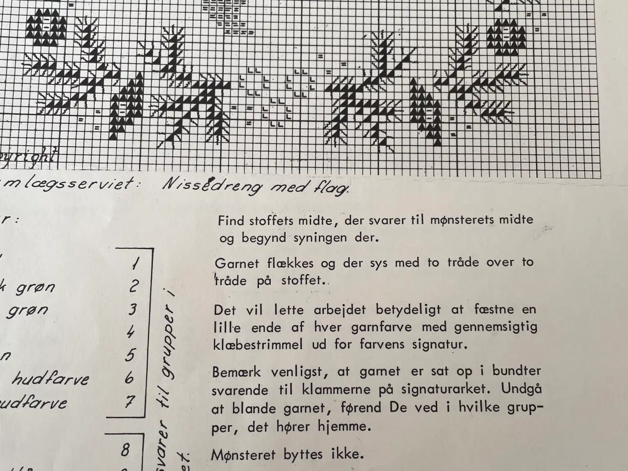 Billede 1 - Eva Rosenstand Nissedreng med flag