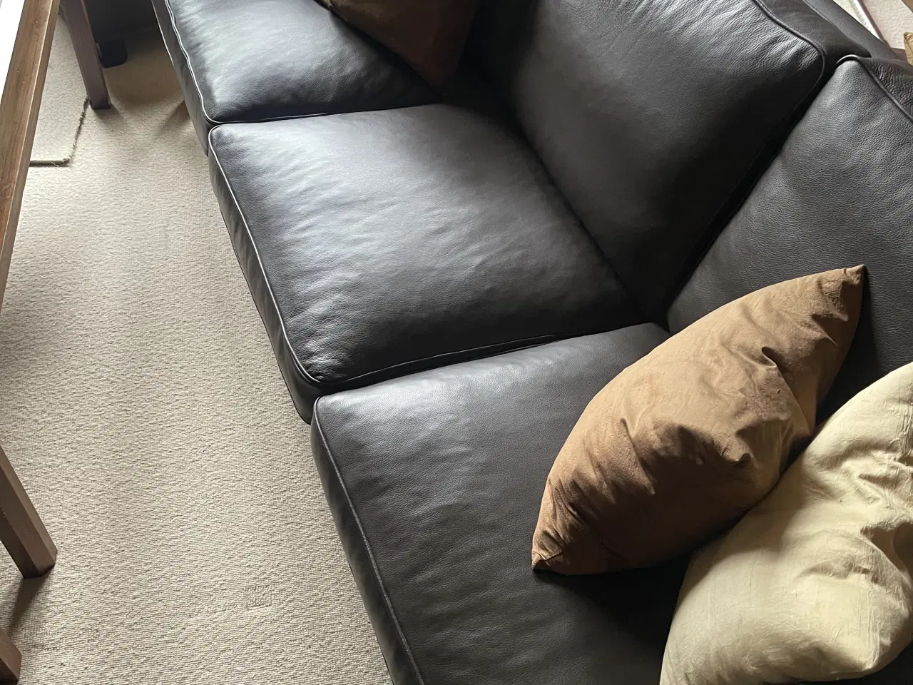Billede 2 - Lædersofa