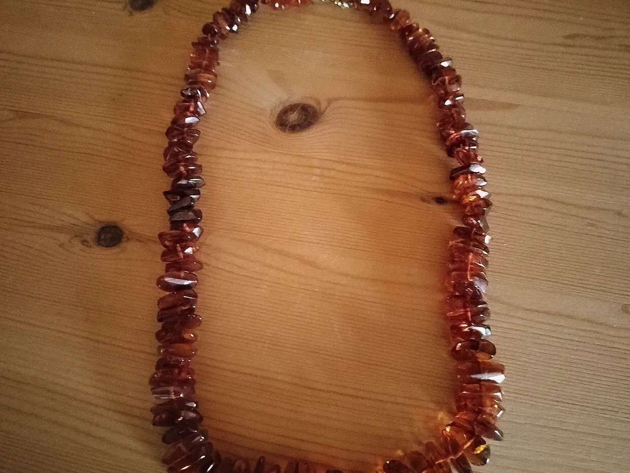 Billede 1 - Super flot rav halskæde