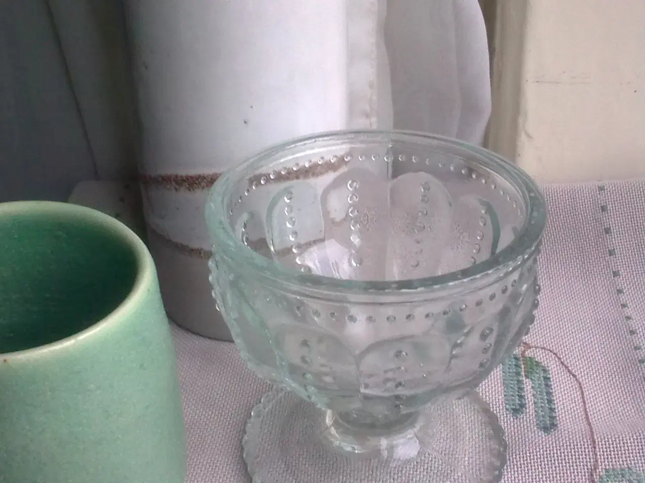 Billede 16 - Forår farver natur løber korssting el DK krukke 